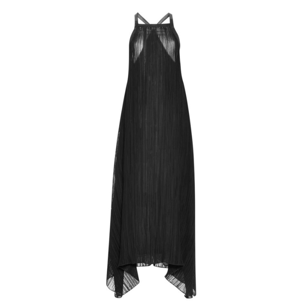 Derek Lam 10 Crosby Luxe Black Maxi Dress